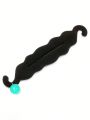 1pc Women's Fashionable Simple Pearl Twisted Hair Clip For Buns And Up-dos