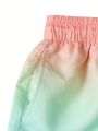 Men's Gradient Color Beach Shorts