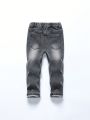 Toddler Boys' Slim Fit Stretchy Ripped Jeans