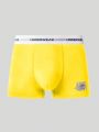 Men's Cartoon & Letter Print Boxer Briefs (4pcs/Set)