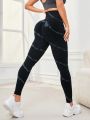 Daily&Casual Women'S Tie Dye Athletic Leggings Seamless
