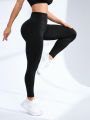 Seamless Yoga Sports Leggings/High Waisted Tummy Control Butt Lift/Texture Design/Perfect For Running Cycling Daily Outfits