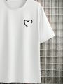 Teen Boys' Heart Printed T-Shirt