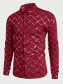 Manfinity Men's Long Sleeve Woven Shirt