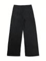 SHEIN SXY Plus High Waist Straight Leg Pants