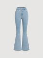 SHEIN Teen Girl Flare Leg Jeans