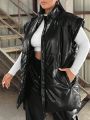 SHEIN Coolane Women's Black Sleeveless Vest
