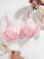 Romantic Embroidery Women'S Lingerie