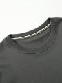 Manfinity Men's Plus Size Round Neck Sweatshirt Set