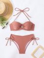 SHEIN Swim BAE Women's Underwire Sexy Bikini Set