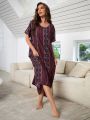 Geo Print Nightdress