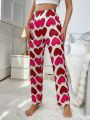 Umamao Estudio Women'S Heart Print Pyjama Bottoms