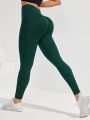 Daily&Casual Women's Solid Color Sports Leggings