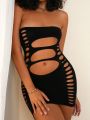 SHEIN Cut Out Bandeau Dress