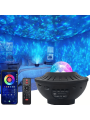 1pc Star Projector Galaxy Night Light Projector, 4 In 1 Starry Projector Light With App Control,Music Speakers And Timer,Adjustable Color Galaxy Projector,Perfect For Bedroom,Party Light,Room Decor, For Halloween,Christmas Gifts