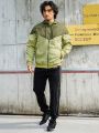 Daily&Casual Men'S Patchwork Hooded Sports Jacket