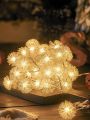 Led Star String Lights For Room Decoration, Bedroom, Dorm, Twinkle Fairy Lights With Stars, Dandelion