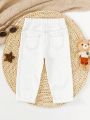 Baby Girl Solid Straight Leg Jeans