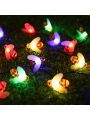 Christmas Bee & Fairy String Lights, Waterproof Outdoor String Lights For Christmas Trees, Gardens, Patios, Doorways, Parties, Weddings, Indoor Bedroom Decor