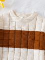 Boys' (big) Color-blocked Crewneck Sweater