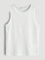 SHEIN Kids EVRYDAY 4pcs/Set Tween Boys' Casual Comfortable Round Neck Vest And Tops