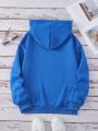 Women's 100% Polyester Hoodie With Letter Print