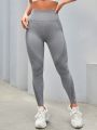 Yoga Trendy Women'S High Waist Tummy Control Sports Leggings