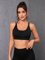 Women's Solid Color Casual Comfort Sports Bra