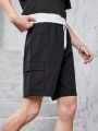 Teen Boy'S Multi-Pocket Drawstring Shorts