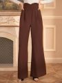 Anewsta Women's High-Waisted Suit Trousers