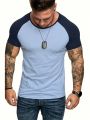 Men'S Color-Block Raglan Sleeve T-Shirt