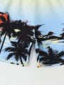 Tween Boys' Swimsuit Beach Tropical Vacation Print Set