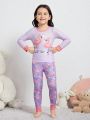 Little Girls' Flamingo Patterned Homewear Set