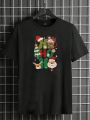 Manfinity Homme Men'S Christmas Printed T-Shirt