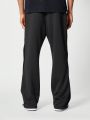 SUMWON Flare Fit Jogger With Side Snaps