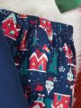 Tween Boy Christmas Print Tee & Pants PJ Set