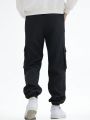 Teenage Boys' Cargo Pants With Patch Design