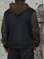 Men's Colorblock Hooded Sweatshirt