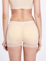 Lace Trim Padded Shapewear Shorts