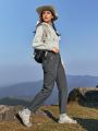 In My Nature Women's Outdoor Climbing Pants With Letter Print