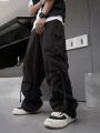 Manfinity EMRG Men's Cargo Pocketed Wrinkle Design Cargo Pants