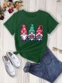 Christmas Gnome Print Tee