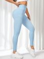 Yoga Basic Seamless High Elasticity Sports Leggings