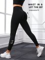 SHEIN Yoga Basic Women's High Waist Yoga And Fitness Leggings