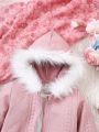 Baby Patchwork Collar Zipper Jacket