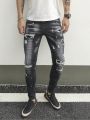 Manfinity EMRG Men'S Slim Fit Ripped Jeans