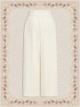 SHEIN DECDS Solid Color High Waist Wide Leg Pants