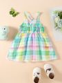 Baby Girls' Plaid Sleeveless Dress