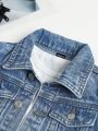 Boys' Distressed Denim Jacket