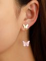 Fairycore 1pair Lovely Butterfly Dangle Earrings For Women